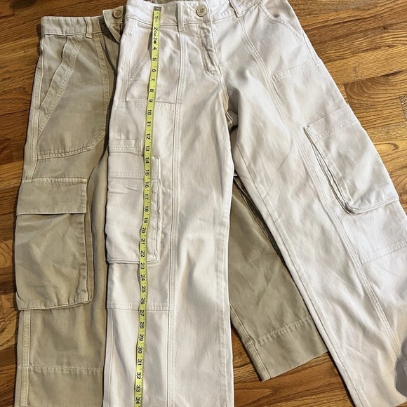 ME+EM Cargo Wide Leg Culottes Size 2 Tan And Sand - Picture 1 of 12